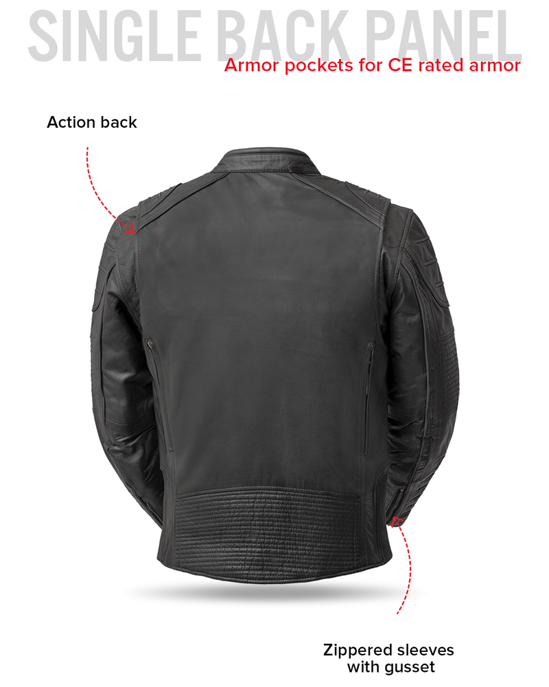 Raptor Men's Motorcycle Leather Jacket