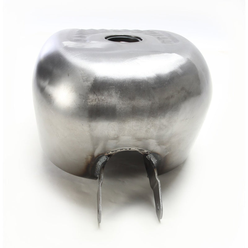 DRAG SPECIALTIES Custom Peanut Diamond Pattern 3 Gallon Carburetor Gas Tank - Raw - Sportster