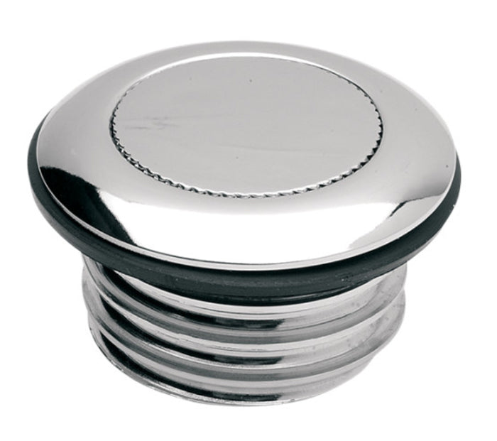 DRAG SPECIALTIES Non-Vented Pop-Up Gas Cap - Chrome