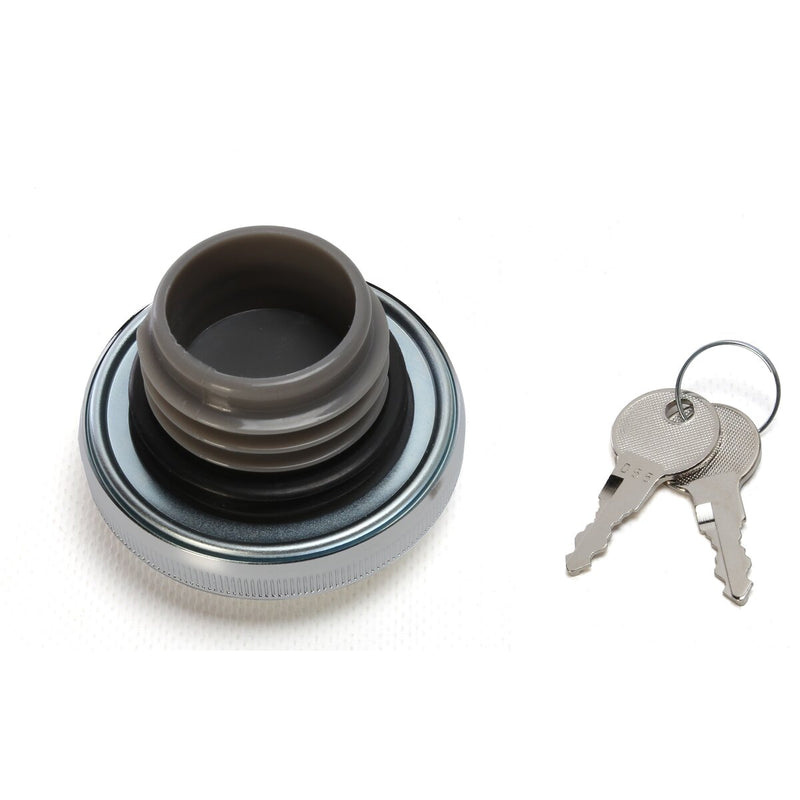 DRAG SPECIALTIES Non-Vented Screw-In Locking Gas Cap - Chrome