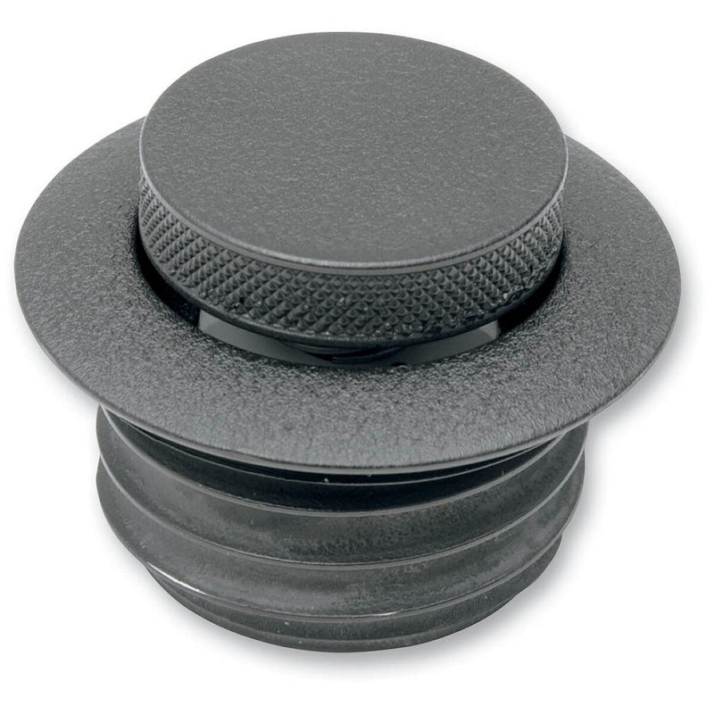 DRAG SPECIALTIES Vented Pop-Up Gas Cap - Black Wrinkle