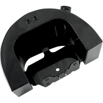 DRAG SPECIALTIES Side Fill Oil Tank - Gloss Black - Softail '00-'17