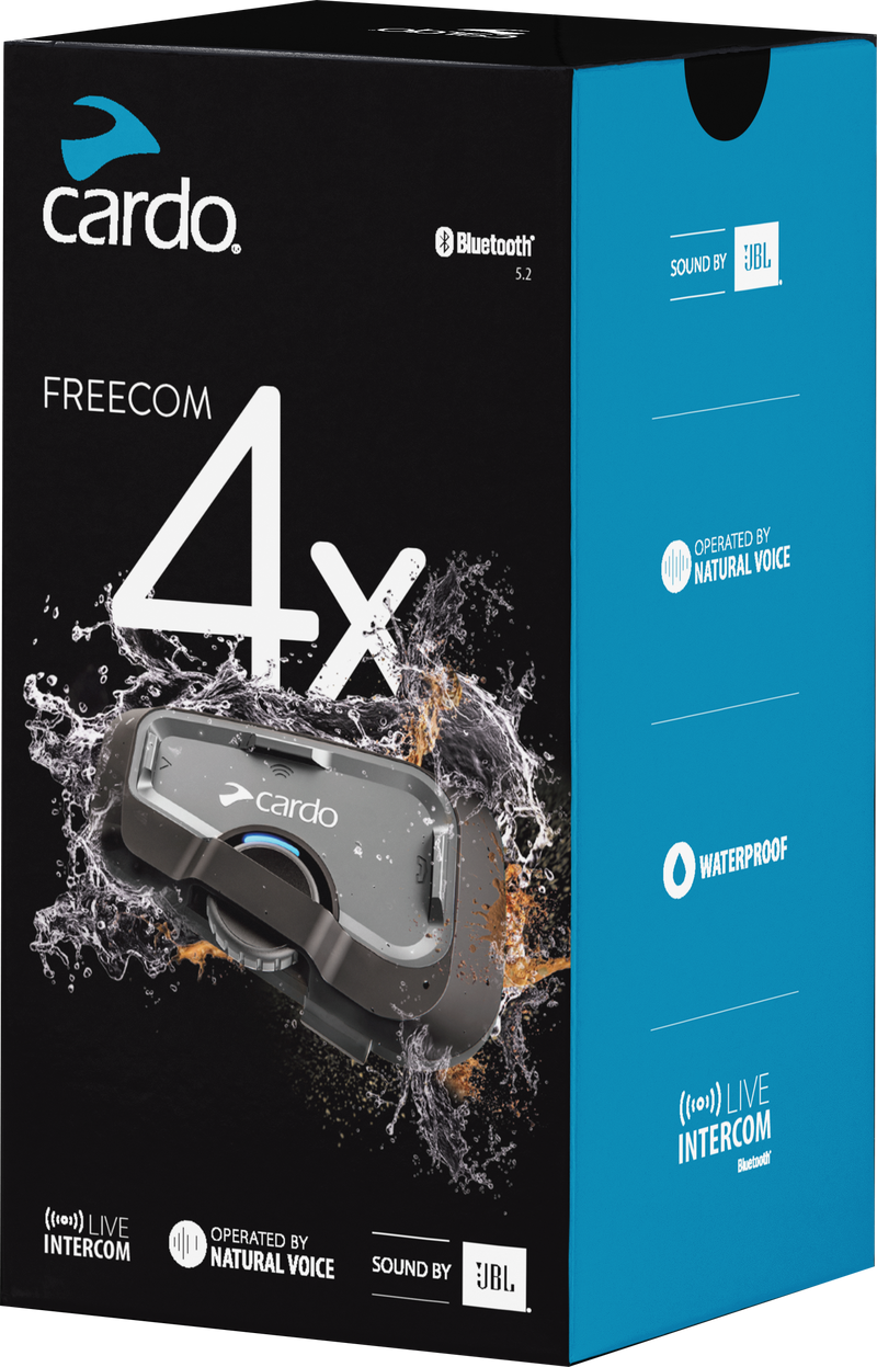 CARDO Freecom 4x Bluetooth Headset Single