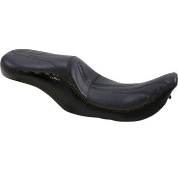 LE PERA Sorrento 2-Up Seat - Stitched - Black - Touring '02-'07