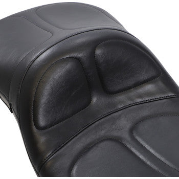 LE PERA Maverick Daddy Long Legs Seat - Black - Stitched -  Touring '97-'01