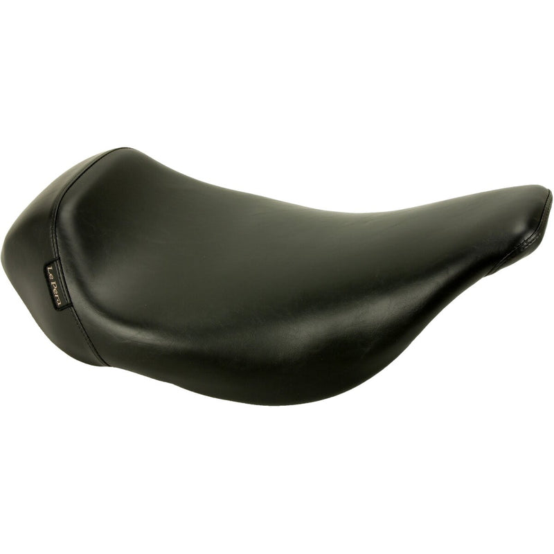 LE PERA Bare Bones Solo Seat - Smooth - Black - Touring '97-'01