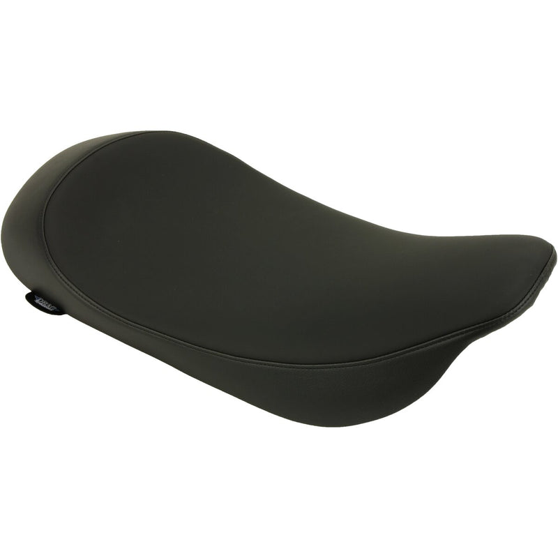 DRAG SPECIALTIES Low-Profile Smooth Solo Vinyl Seat - Black - Touring '97-'07