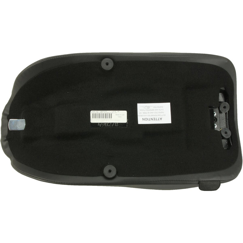 DRAG SPECIALTIES Low-Profile Smooth Solo Vinyl Seat - Black - Touring '97-'07