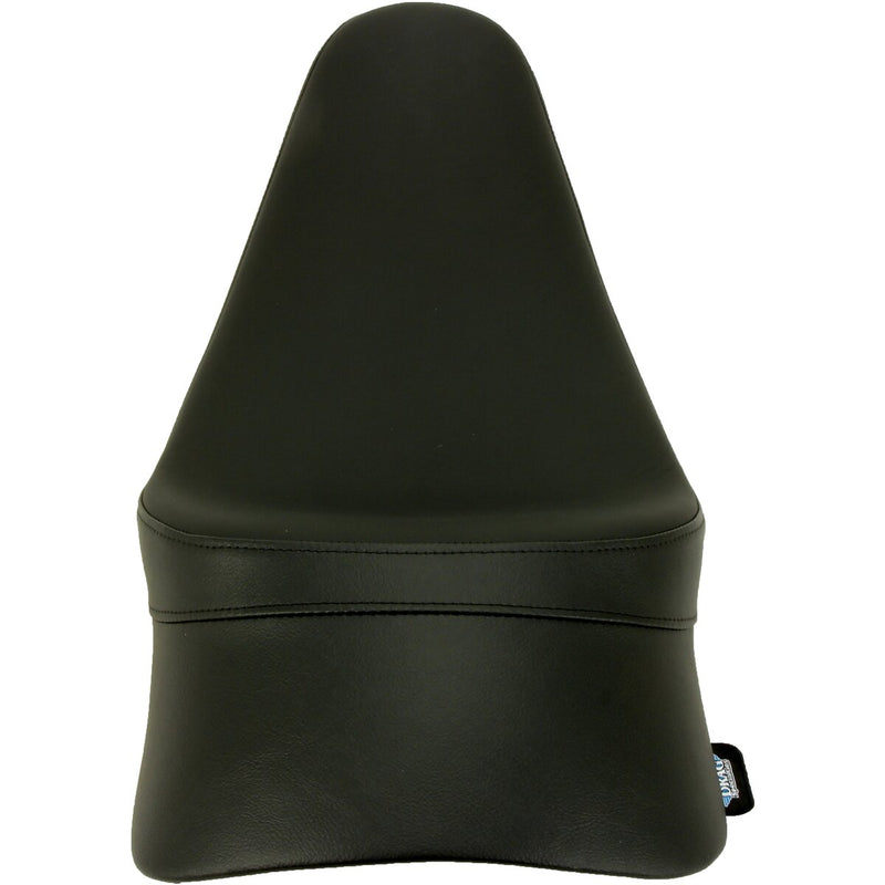 DRAG SPECIALTIES Low Profile Smooth Forward Positioning Solo Seat - Black - Touring '97-'07