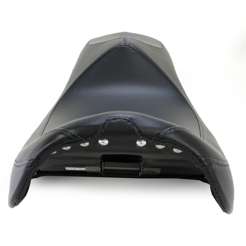 LE PERA Villain Seat - Smooth - Black - Touring '08-'23