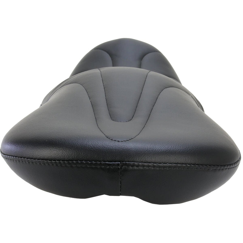 LE PERA Sorrento 2-Up Seat - Stitched - Black - Touring '08-'23