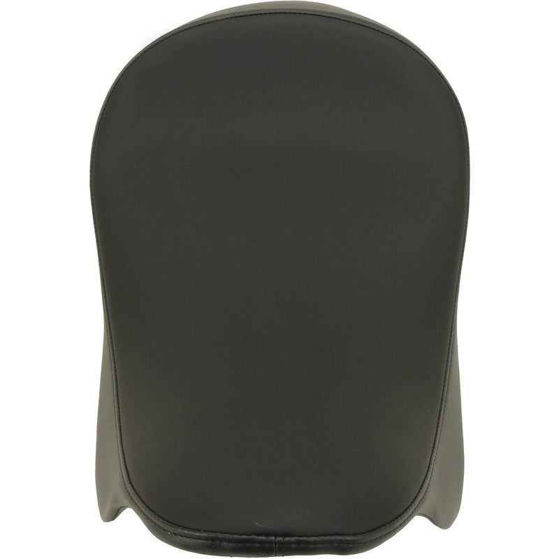 DRAG SPECIALTIES EZ-ON Mount Low-Profile Smooth Solo Seat - Black - Touring '08-'23