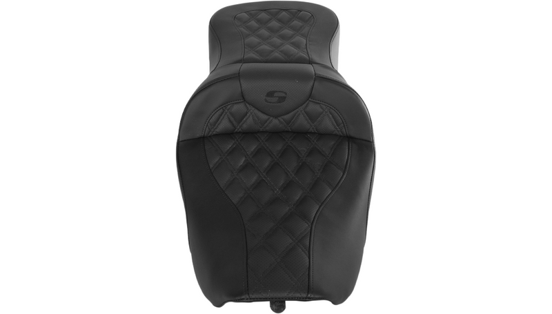 SADDLEMEN Roadsofa™ Seat - Full Lattice Stitch - without Backrest - Touring '97-'07