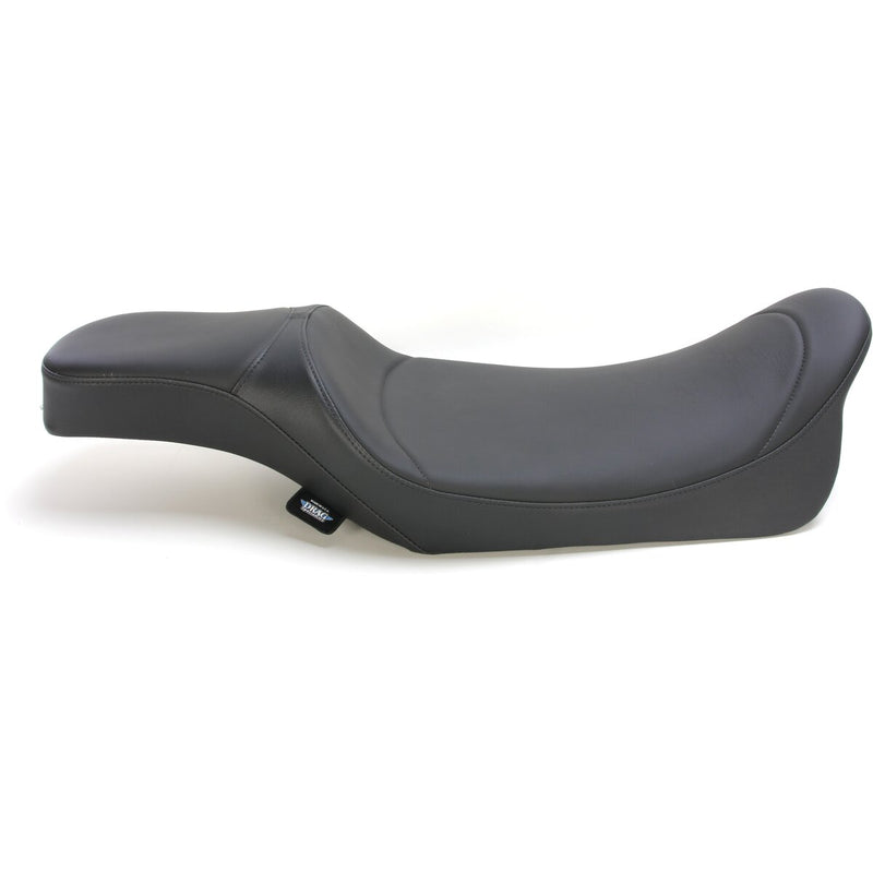 DRAG SPECIALTIES Predator Mild Stitched Extended Reach Seat - Black - Touring '08-'23