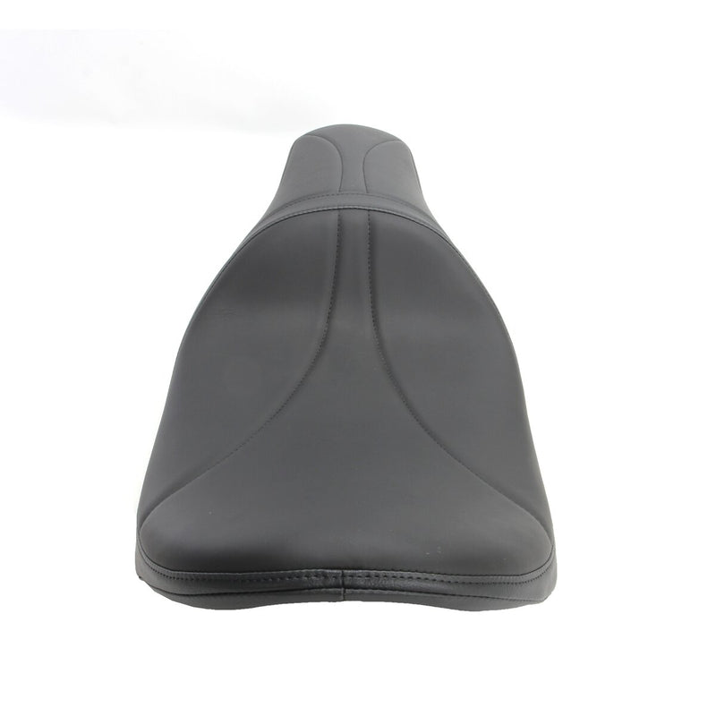 DRAG SPECIALTIES Predator Mild Stitched Seat - w/ Yaffe 6 Gallon Fuel Tank - Black - Touring '08-'23