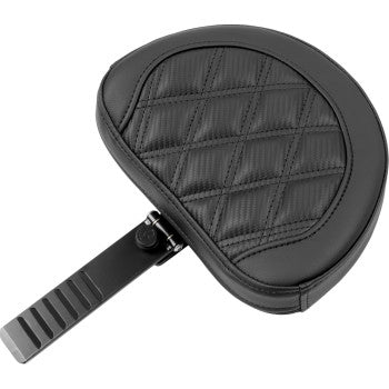 SADDLEMEN RoadSofa™ Seat - with Backrest - Carbon Fiber - Lattice Stitch - Touring '23.5-'25