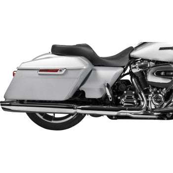 DRAG SPECIALTIES SEATS Extended Reach Freedom Seat - Vinyl - Double Diamond - Black Stitch - Touring '09-'24