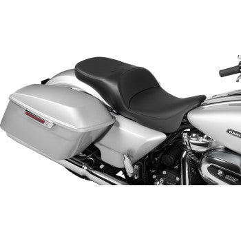 DRAG SPECIALTIES SEATS Extended Reach Freedom Seat - Solar Leather - Smooth Vinyl - Touring '09-'24