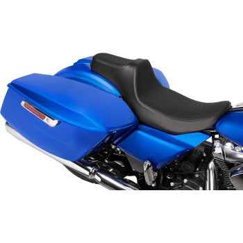 DRAG SPECIALTIES SEATS Extended Reach Predator III Seat - Vinyl - Smooth - Touring '23-'24