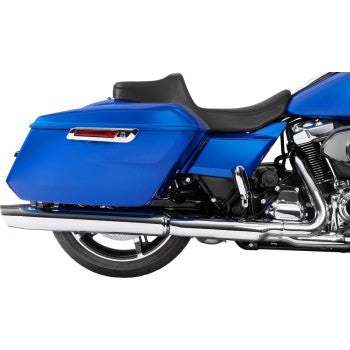 DRAG SPECIALTIES SEATS Extended Reach Predator III Set - Vinyl/Solar Leather - Smooth - Touring '23-'24