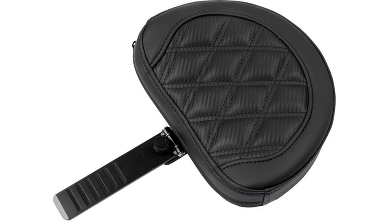 SADDLEMEN Roadsofa™ Extended Reach Seat - with Backrest - Carbon Fiber - Lattice Stitch - Touring '23.5-'25