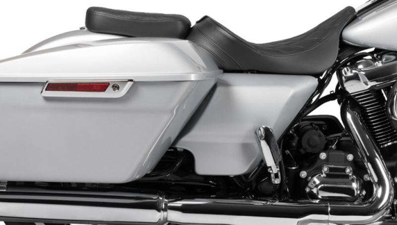 DRAG SPECIALTIES Wide Rear Solo Seat - Double Diamond - Black Stitch - FLH/FLT '97-'23