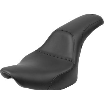 SADDLEMEN Seat - Profiler™ - Black - Smooth - Softail '07-'17