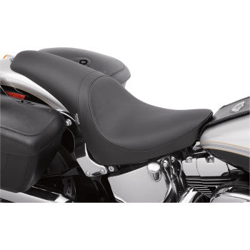 DRAG SPECIALTIES Predator Smooth Vinyl Seat - Black - Softail '00-'17