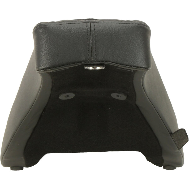 DRAG SPECIALTIES Predator III Double Diamond Black Stitch Vinyl Seat - Black - Softail '18-'25