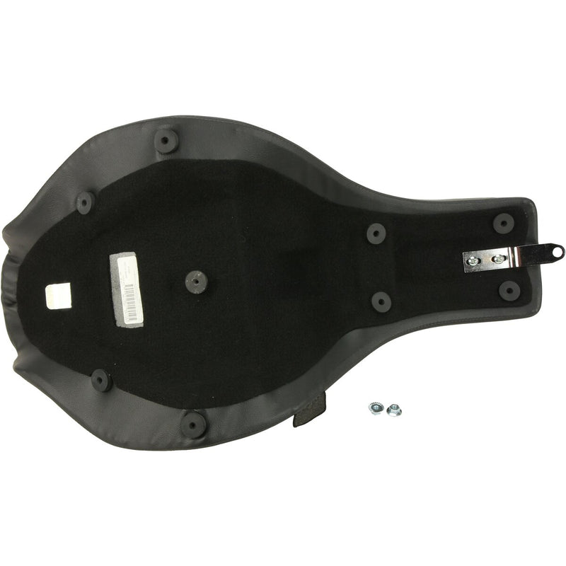 DRAG SPECIALTIES Predator III Double Diamond Black Stitch Vinyl Seat - Black - Softail '18-'25