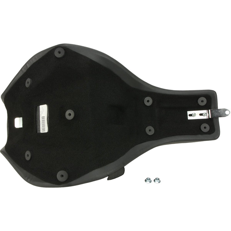 DRAG SPECIALTIES Predator III Double Diamond Black Stitch Vinyl Seat - Black - Softail '18-'22