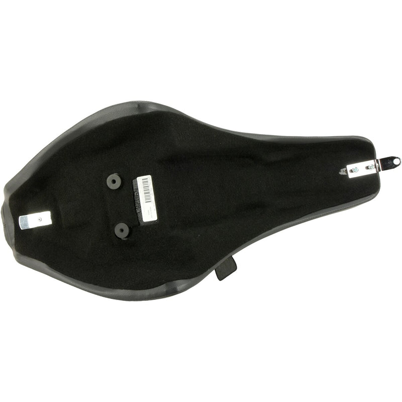 DRAG SPECIALTIES Predator III Double Diamond Black Stitch Vinyl Seat - Black - Softail '00-'17