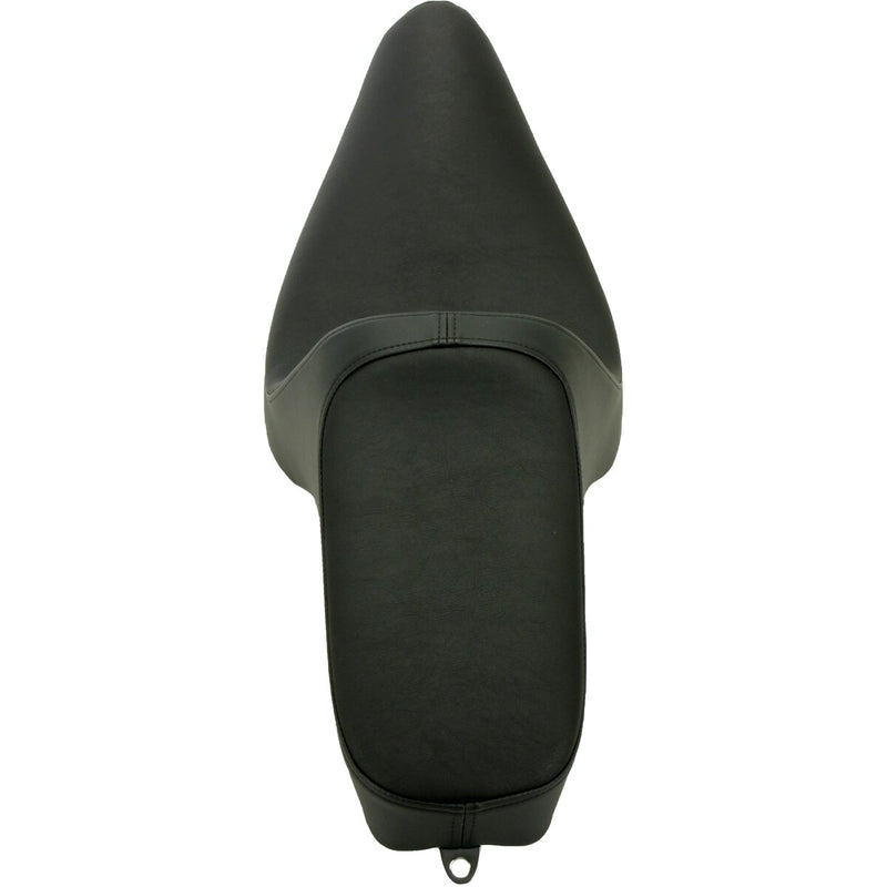DRAG SPECIALTIES Predator III Smooth Vinyl Seat - Black - Softail '06-'17