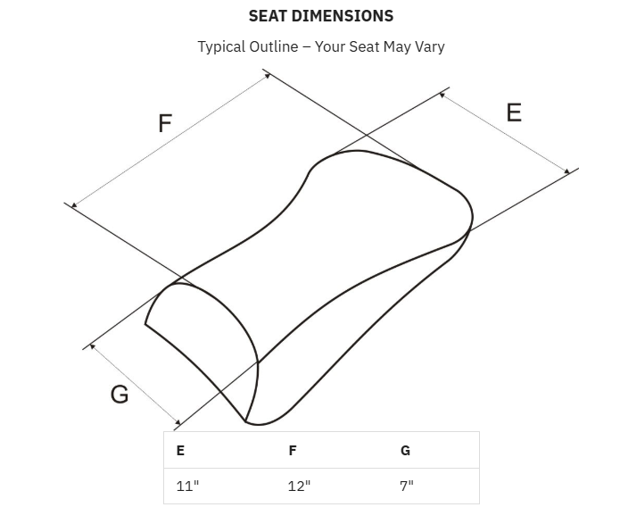 SADDLEMEN Dominator Pillion Pad - Standard Reach - Black w/ Silver Stitching - Softail '06-'17