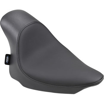DRAG SPECIALTIES EZ-Solo Smooth Solar-Reflective Leather Seat - Black - Softail '00-'17