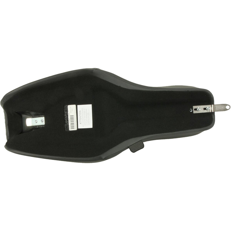 DRAG SPECIALTIES Predator 2-Up Smooth Solar-reflective Leather Seat - Black - Dyna '96-'03