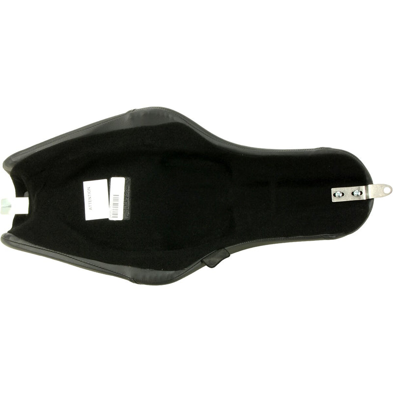 DRAG SPECIALTIES Predator Smooth Solar-Reflective Leather Seat - Black - Sportster '04-'22