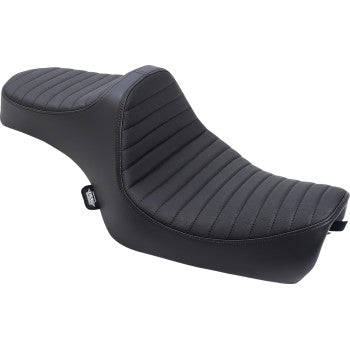 DRAG SPECIALTIES Predator III Classic Stitch Vinyl Seat - Black - Sportster '04-'22
