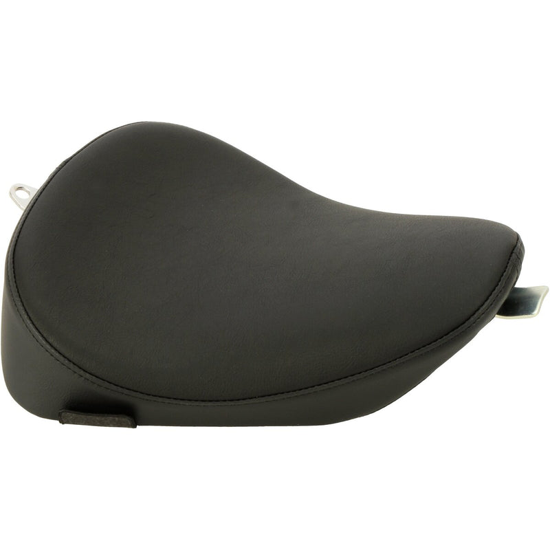 DRAG SPECIALTIES Bobber Style Smooth Solo Vinyl Seat - Black - Sportster '10-'22