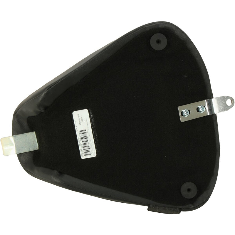 DRAG SPECIALTIES Bobber Style Smooth Solo Vinyl Seat - Black - Sportster '10-'22