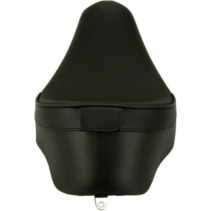DRAG SPECIALTIES Solo Seat - Smooth - Driver Backrest - Black - Sportster '04-'22