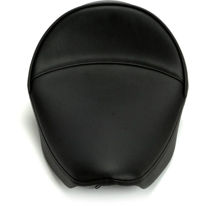 DRAG SPECIALTIES Wide Smooth Vinyl Solo Seat - Black - FL / FX '58-'84