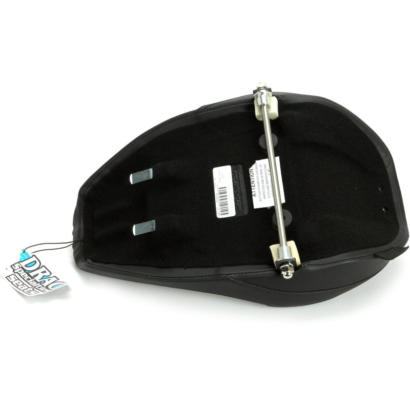 DRAG SPECIALTIES Wide Smooth Vinyl Solo Seat - Black - FL / FX '58-'84