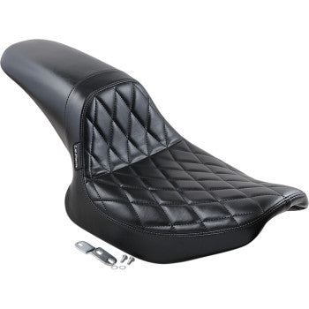 LE PERA Daytona Sport Seat - Diamond - Black - FXR '82-'00