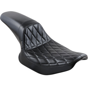 LE PERA Daytona Sport Seat - Diamond - Black - FXR '82-'00
