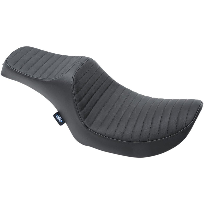 DRAG SPECIALTIES Predator III Seat - Classic Stitch - Black - FXR '82-'00