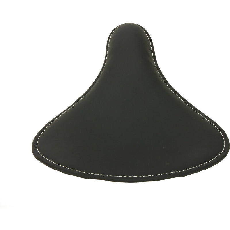 DRAG SPECIALTIES Spring Solo Seat - Large - Low-Profile - Black w/ White Perimeter StitchFeatures Constructed of 1/2" closed cell foam Low-profile for that Bobber look