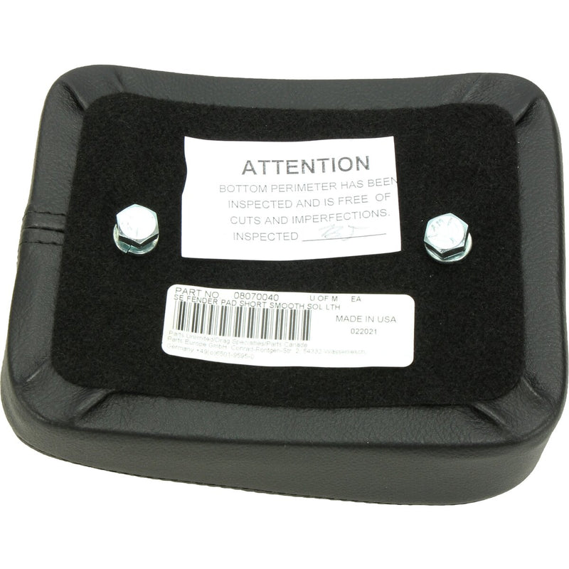 DRAG SPECIALTIES Small Pillion Pad for Spring Solo Seat - Black