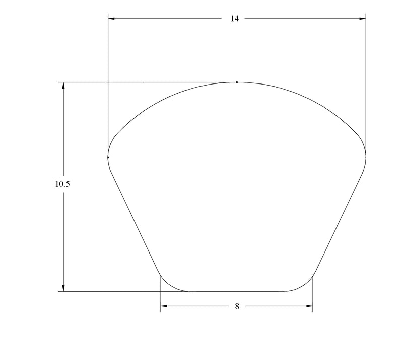 SADDLEMEN Tech Memory Foam Gel Pad - Large