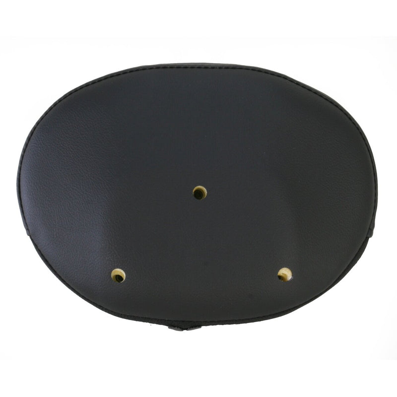 DRAG SPECIALTIES Oval Smooth Sissy Bar Pad - Black - FL '97-'22